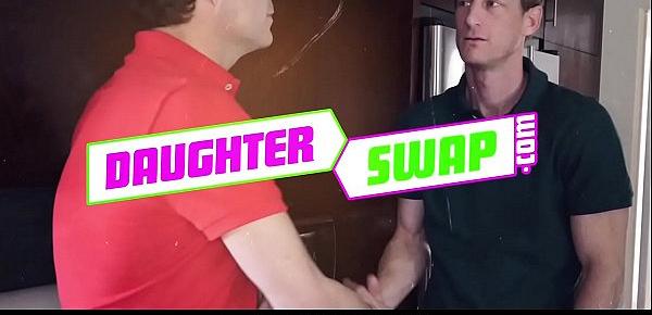  DaughterSwap - Hot Daughters Fuck Dads For Money